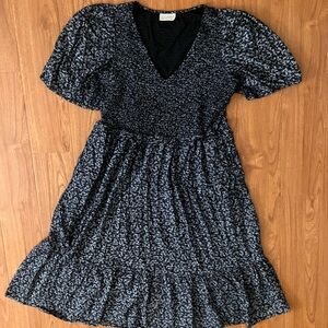 Universal Thread Blue and White XXL Midi Dress